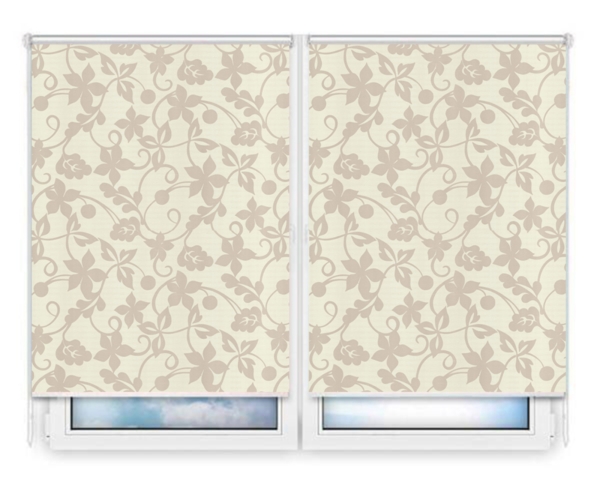 Рулонные шторы Мини Ажур-белый цена. Купить в «Мастерская Жалюзи»